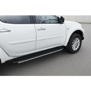 Fullmond sivuportaat (2 kpl, alumiini) Mitsubishi Pajero Sport 2008–2015 kuva 1