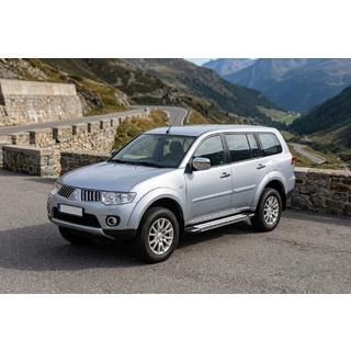 Rainbow-sivuaskelmat (2 kpl, alumiini) Mitsubishi Pajero Sport 2008–2015 kuva 1