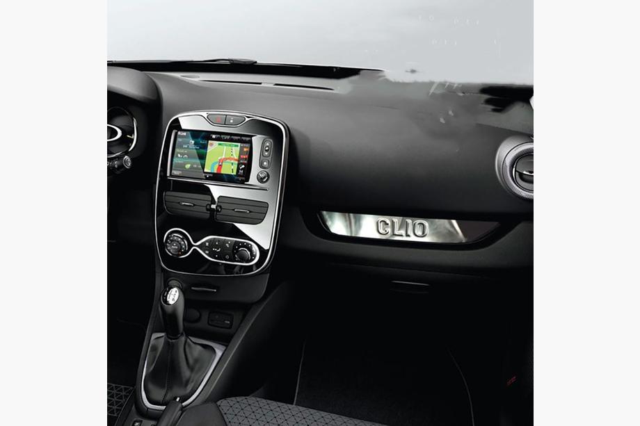 Renault Clio IV 2012–2019 Etukonsolin koristelista (ruostumaton teräs) Image