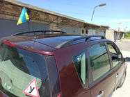 Renault Scenic/Grand 2003–2009 Mustat kattokaiteet (2 kpl) Pitkä akseliväli (Grande) kuva 6