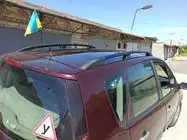 Renault Scenic/Grand 2003–2009 Mustat kattokaiteet (2 kpl) kuva 6