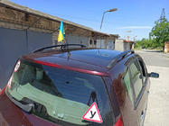 Renault Scenic/Grand 2003–2009 Mustat kattokaiteet (2 kpl) Pitkä akseliväli (Grande) kuva 9
