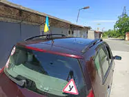 Renault Scenic/Grand 2003–2009 Mustat kattokaiteet (2 kpl) kuva 9