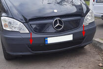 Mercedes Vito W639 2004–2014 Puskurin talvisuoja (2010-2015) Kiiltävä kuva 1