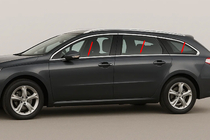 Peugeot 508 2010–2018 Ikkunoiden alalistat (SW, ruostumaton teräs) kuva 1