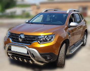 Renault Duster 2018–2024 Karjapuskuri ilman tekstiä WT003 (ruostumaton teräs) kuva 9