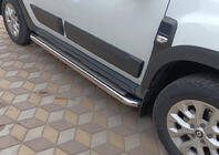 Renault Duster 2018–2024 Premium-sivuporrasputket (2 kpl, ruostumaton teräs) kuva 5