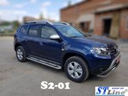 Renault Duster 2018–2024 Premium-sivuporrasputket (2 kpl, ruostumaton teräs) kuva 1