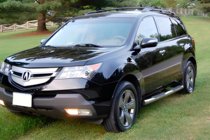 Acura MDX 2007–2013 Sivusuojaputket (2 kpl, ruostumaton teräs) kuva 3