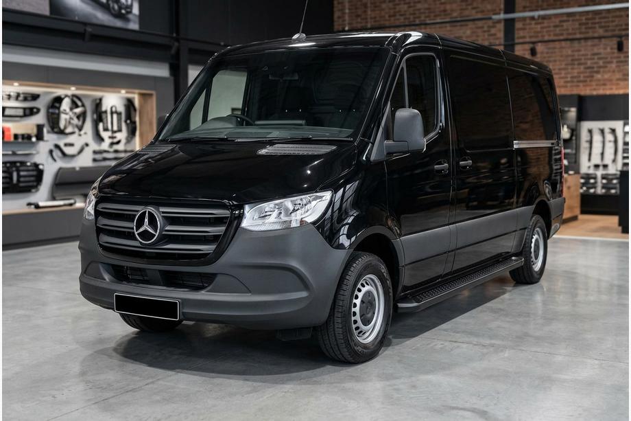 Mercedes Sprinter W907/W910 2018– Allmond Black sivuaskelmat (2 kpl, alumiini) Image