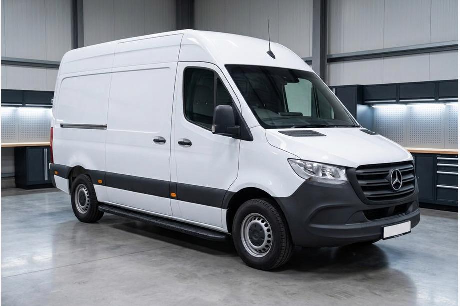 Mercedes Sprinter W907/W910 2018– Bosphorus Black sivuastinlaudat (2 kpl, alumiini) Image