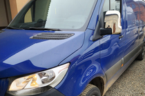 Mercedes Sprinter W907/W910 2018– Peilinkuoret (2 kpl, ruostumaton teräs) Carmos - turkkilainen teräs kuva 3
