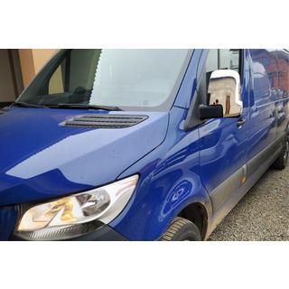 Peilinkuoret (2 kpl, ruostumaton teräs) Mercedes Sprinter W907/W910 2018– kuva 3