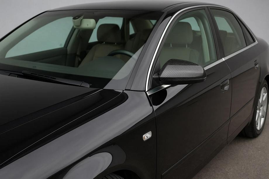 Audi A4 B7 2004–2008 Sivupeilien kuoret (2 kpl, hiilikuitu) Image