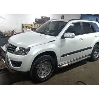 Premium-sivukynnykset (2 kpl, ruostumaton teräs) Suzuki Grand Vitara 2005–2017 kuva 3