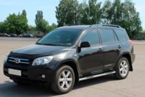 Toyota Rav 4 2006–2013 Sivuporrastangot vakiokiinnitykselle (2 kpl, ruostumaton teräs) kuva 4
