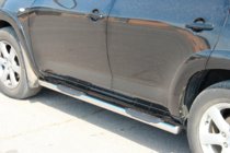 Toyota Rav 4 2006–2013 Sivuporrastangot vakiokiinnitykselle (2 kpl, ruostumaton teräs) kuva 3