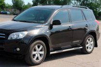 Toyota Rav 4 2006–2013 Sivuporrastangot vakiokiinnitykselle (2 kpl, ruostumaton teräs) kuva 2