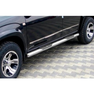 Sivuporrastangot vakiokiinnitykselle (2 kpl, ruostumaton teräs) Toyota Rav 4 2006–2013 kuva 1