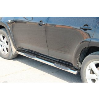 Sivuporrastangot vakiokiinnitykselle (2 kpl, ruostumaton teräs) Toyota Rav 4 2006–2013 kuva 3