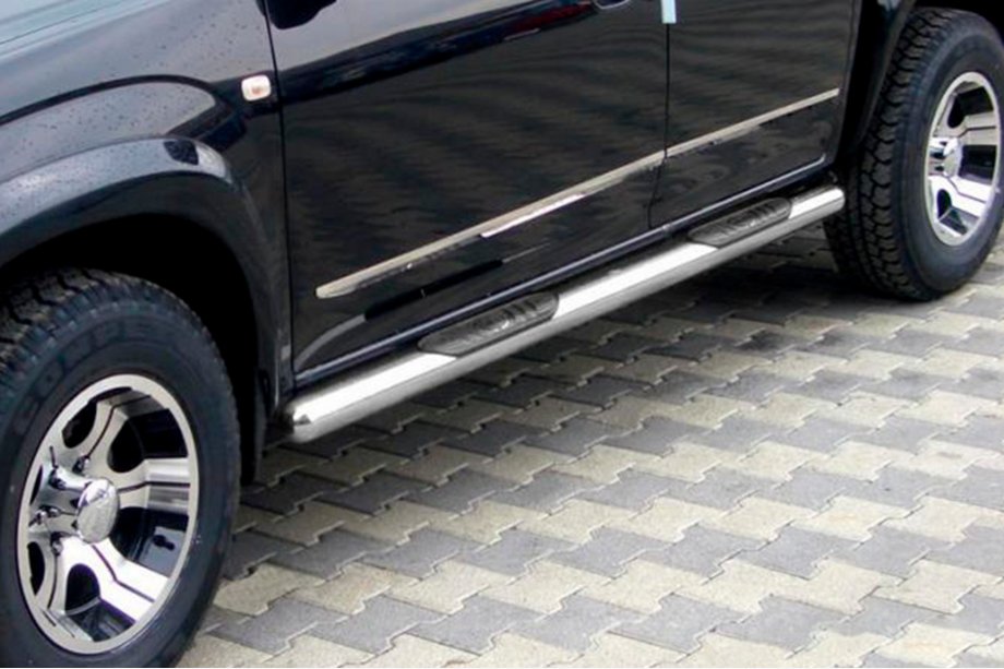 Toyota Rav 4 2006–2013 Sivuporrastangot vakiokiinnitykselle (2 kpl, ruostumaton teräs) Image