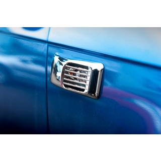 Sivuvilkun suojaritilä, suorakulmainen (2 kpl, ABS) Audi A3 2003–2012 kuva 1