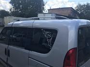 Fiat Doblo II 2010–2022 ALE!!! Kattokaiteet, harmaa metallinhohto Vakiokiinnityssarja kuva 6
