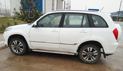 Chery Tiggo 3 2005– Premium-sivuporrasputket (2 kpl, ruostumaton teräs) Ø60 mm kuva 3