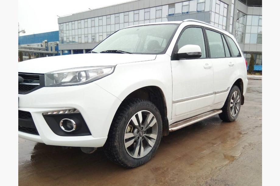 Chery Tiggo 3 2005– Premium-sivuporrasputket (2 kpl, ruostumaton teräs) Ø60 mm Image