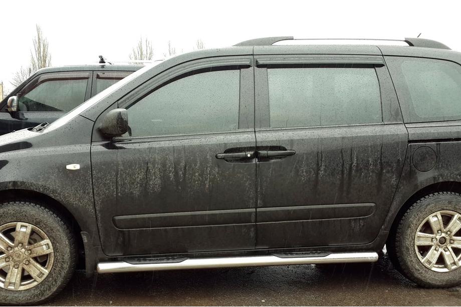Kia Carnival 2002–2013 Sivusuojaputket (2 kpl, ruostumaton teräs) Image