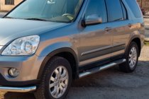 Honda CRV 2001–2006 Sivusuojaputket (2 kpl, ruostumaton teräs) kuva 1