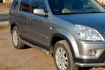 Honda CRV 2001–2006 Sivusuojaputket (2 kpl, ruostumaton teräs) kuva 2