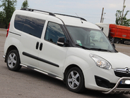 Opel Combo 2012–2018 Sivusuojaputket (2 kpl, ruostumaton teräs) 70 mm, lyhyt akseliväli kuva 3