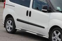 Opel Combo 2012–2018 Sivusuojaputket (2 kpl, ruostumaton teräs) kuva 1