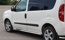 Opel Combo 2012–2018 Sivusuojaputket (2 kpl, ruostumaton teräs) kuva 2