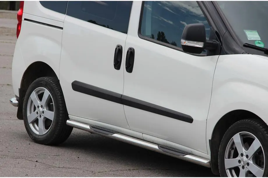 Opel Combo 2012–2018 Sivusuojaputket (2 kpl, ruostumaton teräs) Image
