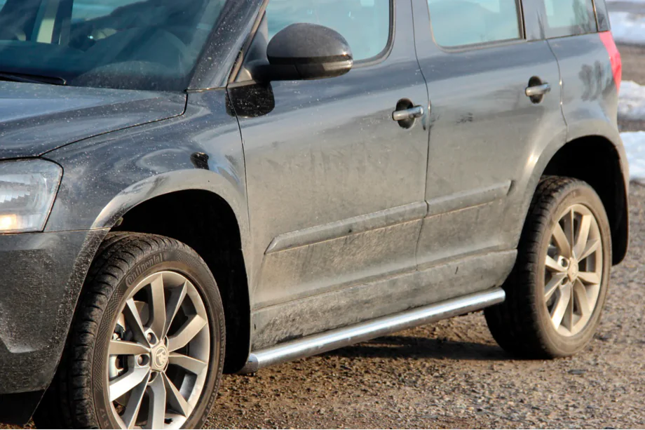 Skoda Yeti 2009–2017 Sivusuojaputket (2 kpl, ruostumaton teräs) Image