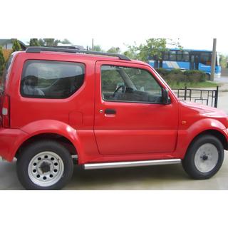 Sivusuojaputket (2 kpl, ruostumaton teräs) Suzuki Jimny 1998–2018 kuva 1