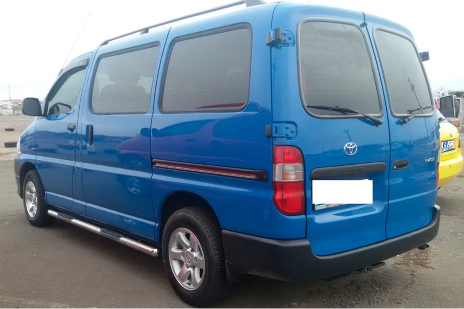 Toyota HiAce Sivusuojaputket (2 kpl, ruostumaton teräs) Image