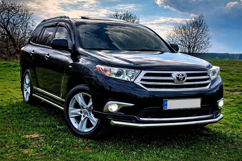 Toyota Highlander 2008–2013 Sivusuojaputket (2 kpl, ruostumaton teräs) Image