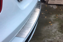 BMW X3 F25 2011–2018 Takapuskurin suojalista ruostumattomasta teräksestä OmsaLine (matta) kuva 3
