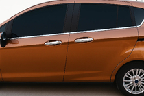 Ford B-Max 2012–2017 Ovenkahvan suojakuoret (4 kpl, ruostumaton teräs) OmsaLine – italialainen ruostumaton teräs kuva 1