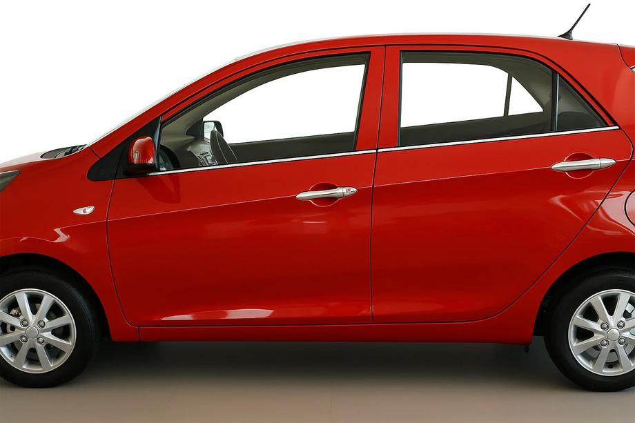 Kia Picanto 2011–2016 Ikkunalistat (4 kpl, ruostumaton teräs) Image