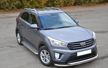 Hyundai Creta 2014–2020 Keulasuoja ST014 (rst.) Ø60/60 mm kuva 1