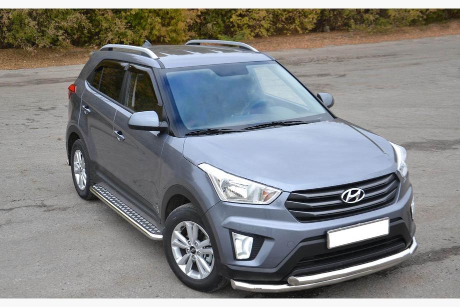 Hyundai Creta 2014–2020 Keulasuoja ST014 (rst.) Ø60/60 mm Image