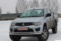 Mitsubishi L200 2006–2015 Keulasuoja ST014 (rst.) Ø60/42 mm kuva 2