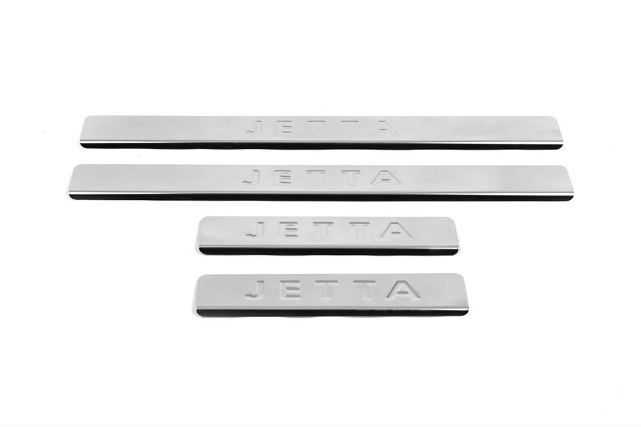 Volkswagen Jetta 2011–2018 OmsaLine kynnyslistat (4 kpl, ruostumaton teräs) Image