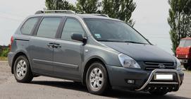 Kia Carnival 2002–2013 Karjapuskuri WT003 (ruostumaton teräs) kuva 2