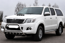 Toyota Hilux 2006–2015 Karjapuskuri WT003 (ruostumaton teräs) kuva 2