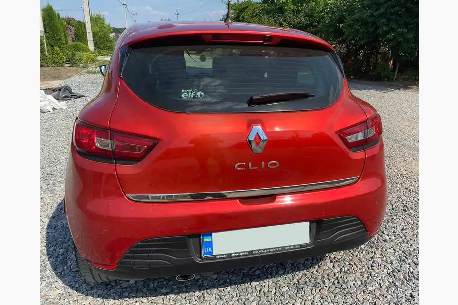 Renault Clio IV 2012–2019 Takaluukun reunalista (HB, ruostumaton teräs) Image
